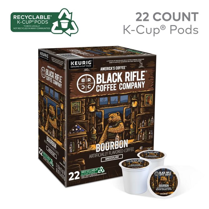 Black Rifle Coffee Bourbon K-Cup Pods