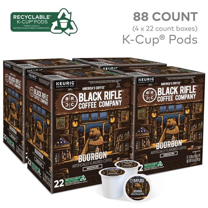 Black Rifle Coffee Bourbon K-Cup Pods