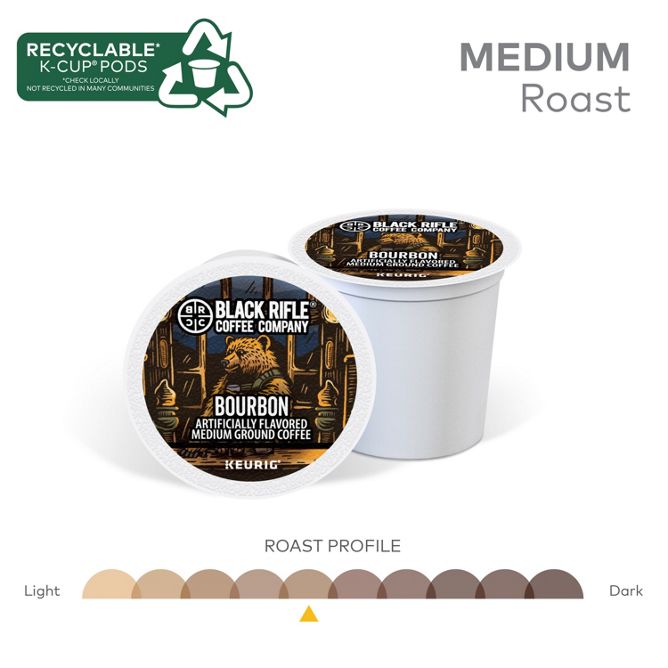 Black Rifle Coffee Bourbon K-Cup Pods
