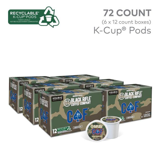 Black Rifle Coffee CAF K-Cup Pods