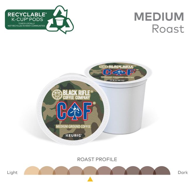 Black Rifle Coffee CAF K-Cup Pods