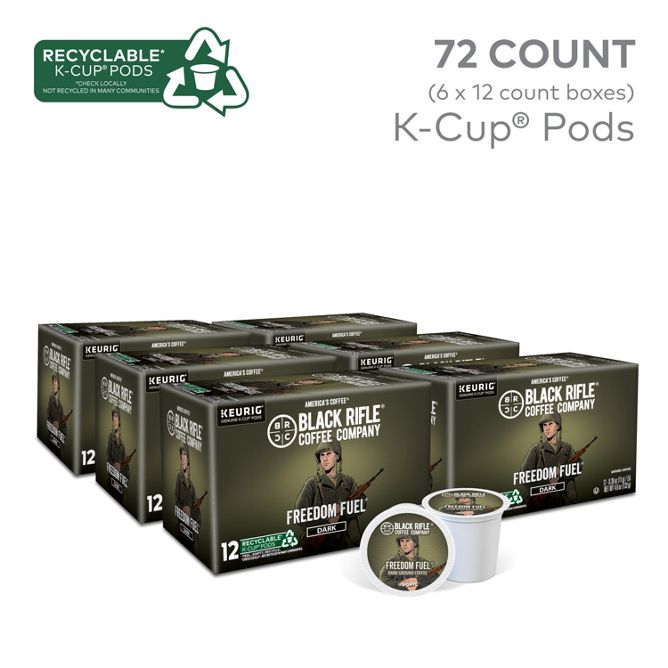 Black Rifle Coffee Freedom Fuel K-Cup Pods