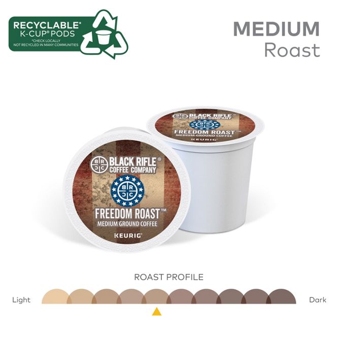 Black Rifle Coffee Freedom Roast K-Cup Pods