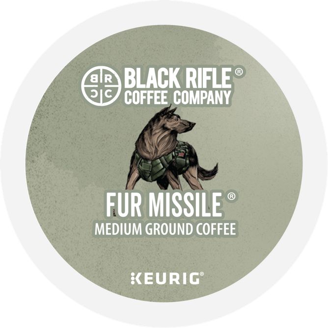 Black Rifle Coffee Fur Missile K-Cup Pods