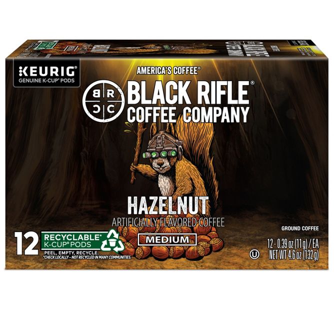 Black Rifle Coffee Hazelnut K-Cup Pods