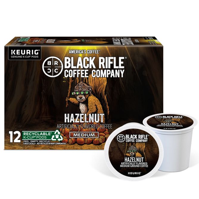 Black Rifle Coffee Hazelnut K-Cup Pods