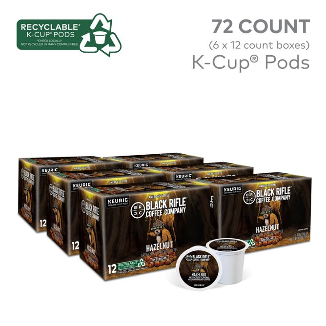 Black Rifle Coffee Hazelnut K-Cup Pods