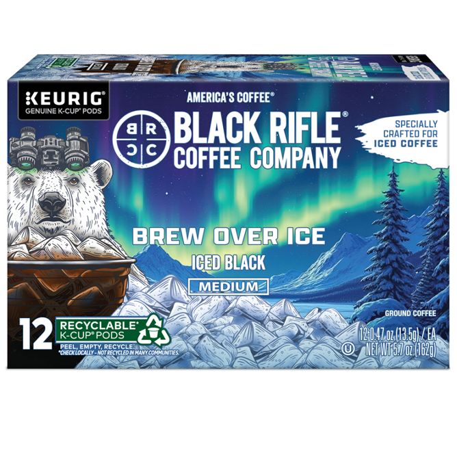 Black Rifle Coffee Iced Classic Black Coffee K-Cup Pods
