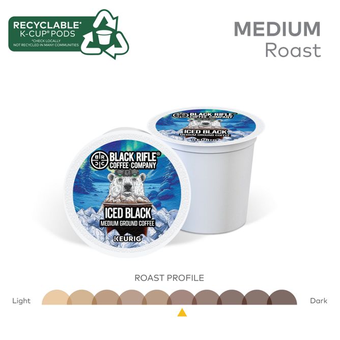 Black Rifle Coffee Iced Classic Black Coffee K-Cup Pods