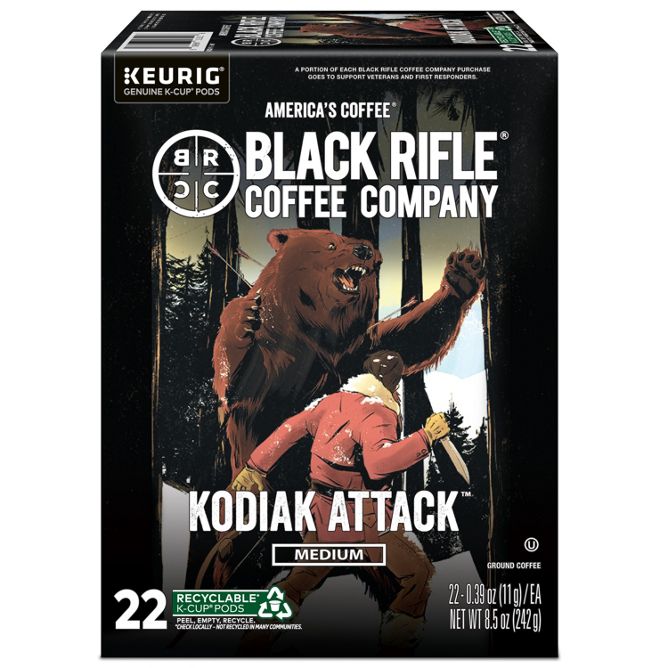 Black Rifle Coffee Kodiak Attack K-Cup Pods