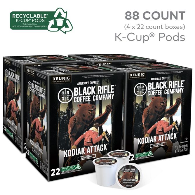 Black Rifle Coffee Kodiak Attack K-Cup Pods