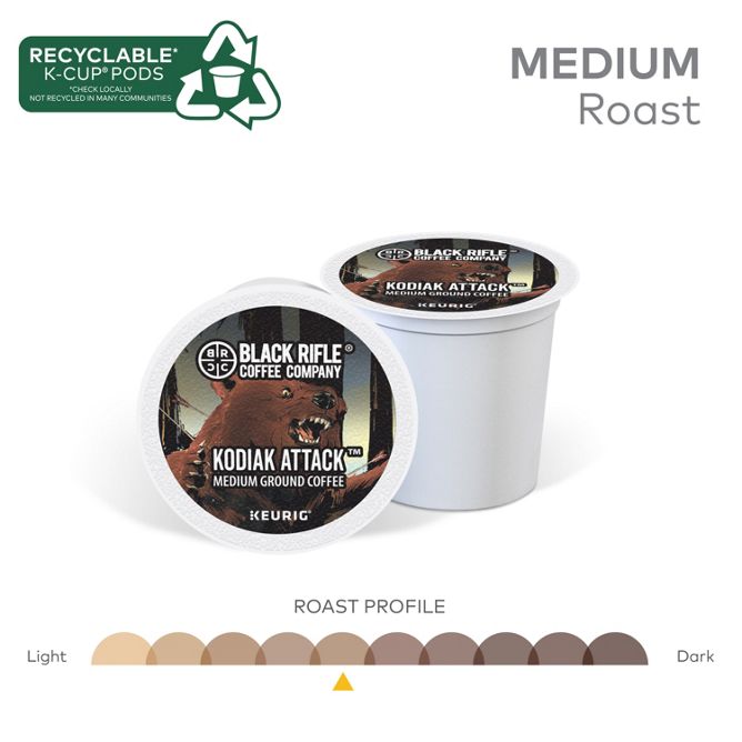 Black Rifle Coffee Kodiak Attack K-Cup Pods