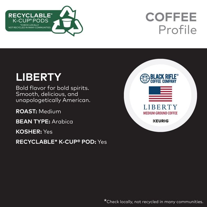 Black Rifle Coffee Liberty K-Cup Pods