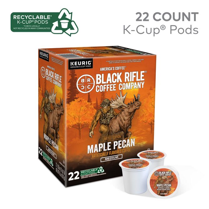 Black Rifle Coffee Maple Pecan Coffee K-Cup Pods