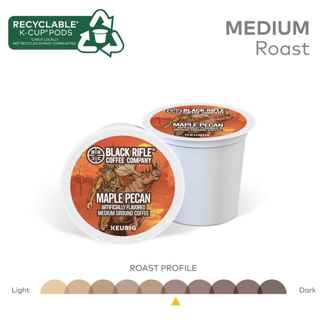 Black Rifle Coffee Maple Pecan Coffee K-Cup Pods