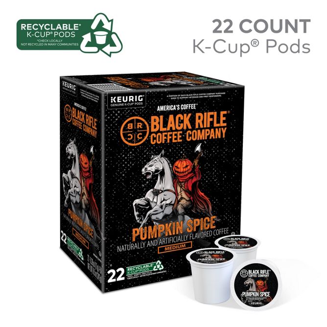 Black Rifle Coffee Pumpkin Spice Coffee K-Cup Pods