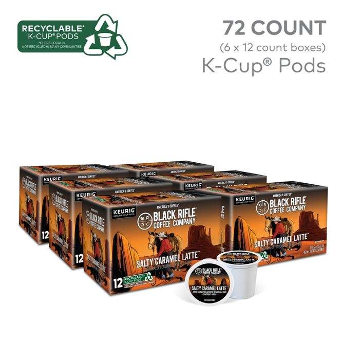 Black Rifle Coffee Salty Caramel Latte K-Cup Pods