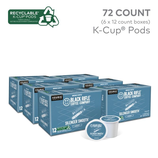 Black Rifle Coffee Silencer Smooth K-Cup Pods
