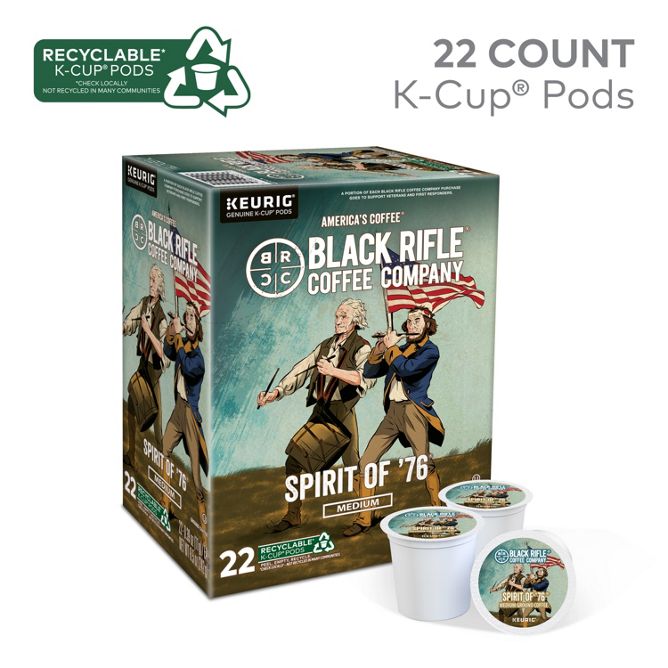 Black Rifle Coffee Spirit of '76 K-Cup Pods