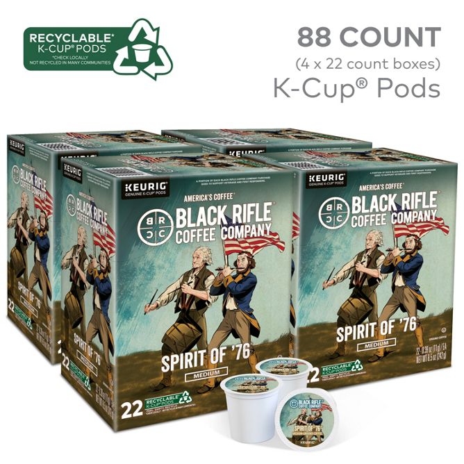 Black Rifle Coffee Spirit of '76 K-Cup Pods