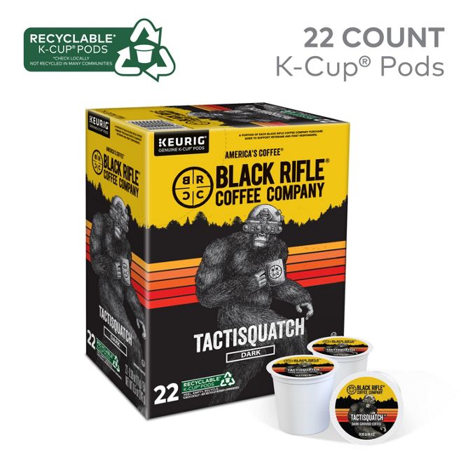 Black Rifle Coffee Tactisquatch Coffee K-Cup Pods