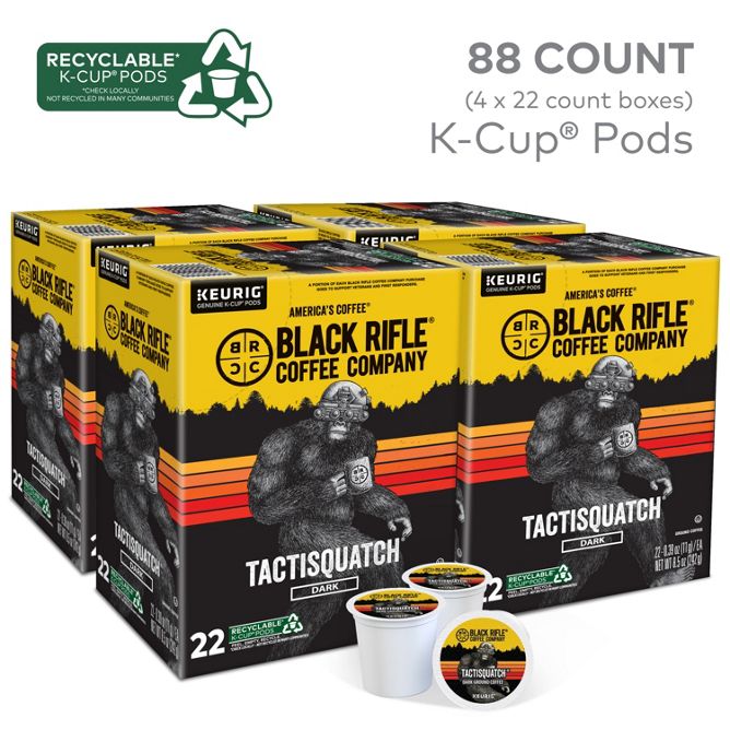 Black Rifle Coffee Tactisquatch Coffee K-Cup Pods