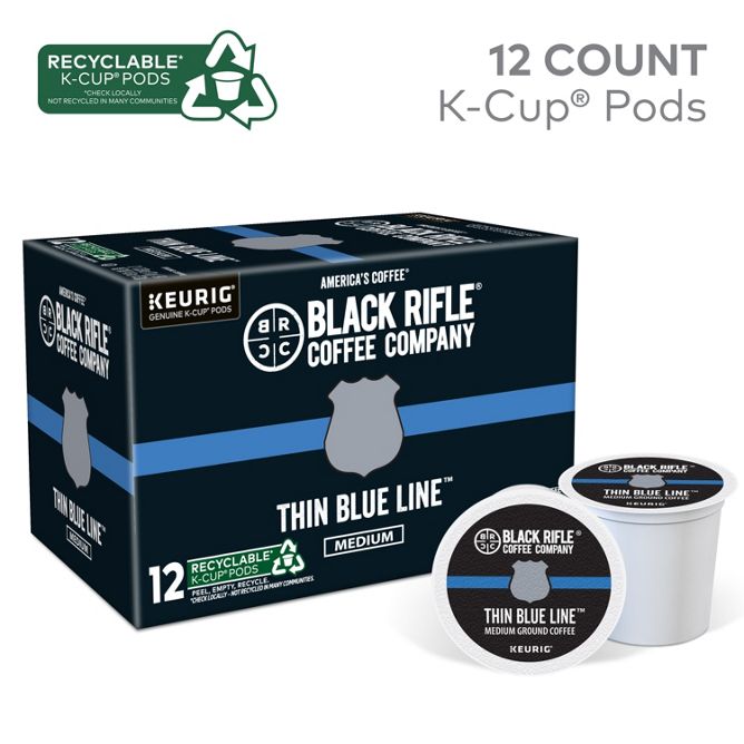 Black Rifle Coffee Thin Blue Line K-Cup Pods