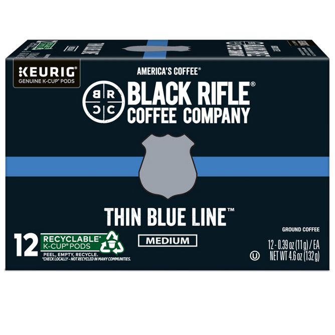 Black Rifle Coffee Thin Blue Line K-Cup Pods