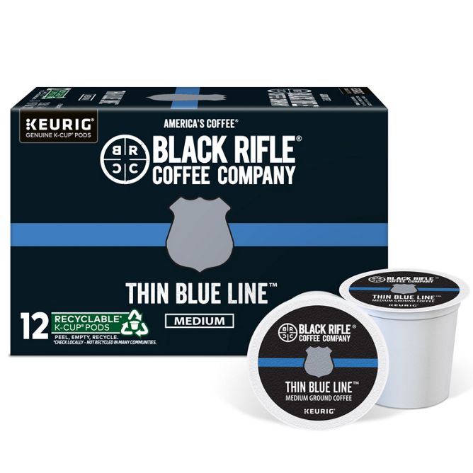 Black Rifle Coffee Thin Blue Line K-Cup Pods