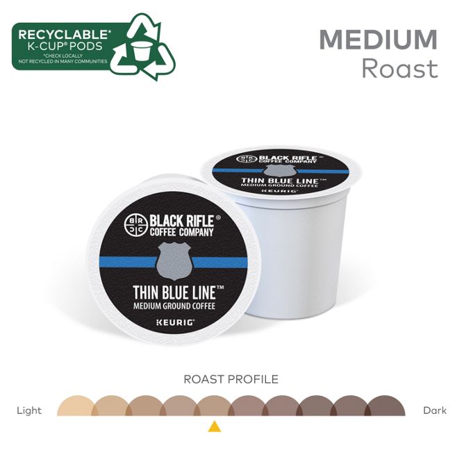 Black Rifle Coffee Thin Blue Line K-Cup Pods