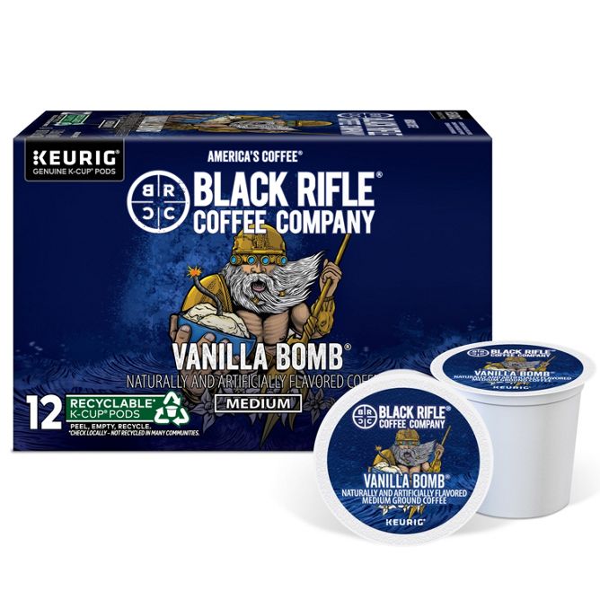 Black Rifle Coffee Vanilla Bomb K-Cup Pods