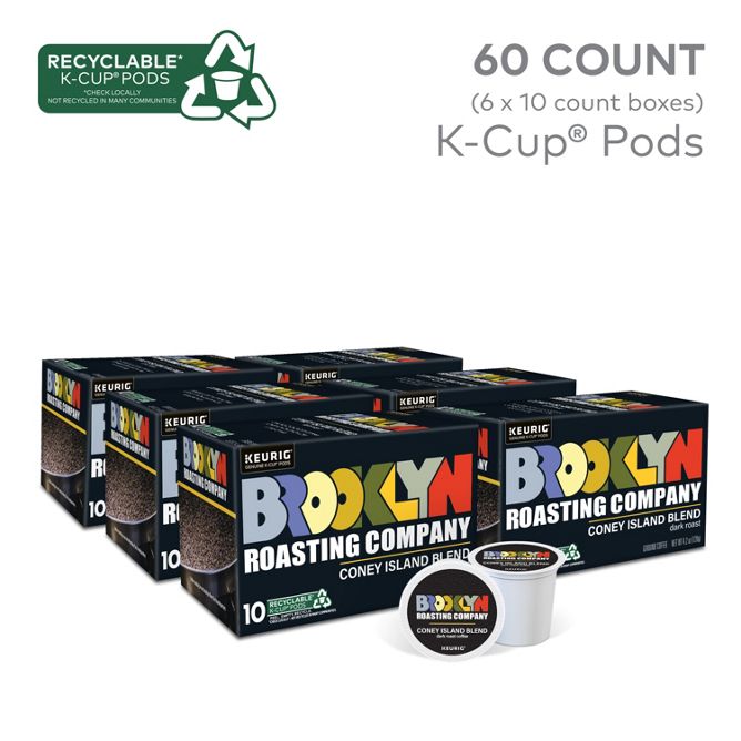 Brooklyn Roasting Company Coney Island Blend K-Cup Pods