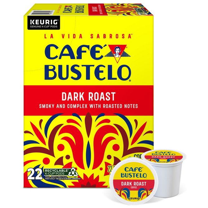 Cafe Bustelo Dark Roast K-Cup Pods