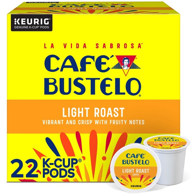 Cafe Bustelo Light Roast K-Cup Pods