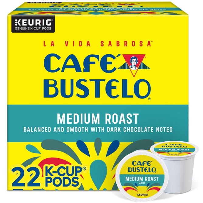 Cafe Bustelo Medium Roast K-Cup Pods