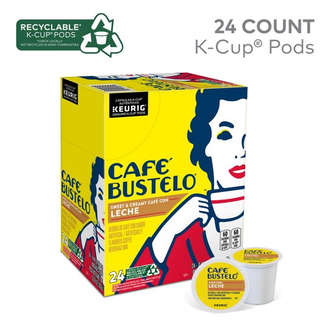 Cafe Bustelo Sweet & Creamy Café Con Leche K-Cup Pods
