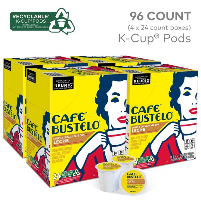 Cafe Bustelo Sweet & Creamy Café Con Leche K-Cup Pods