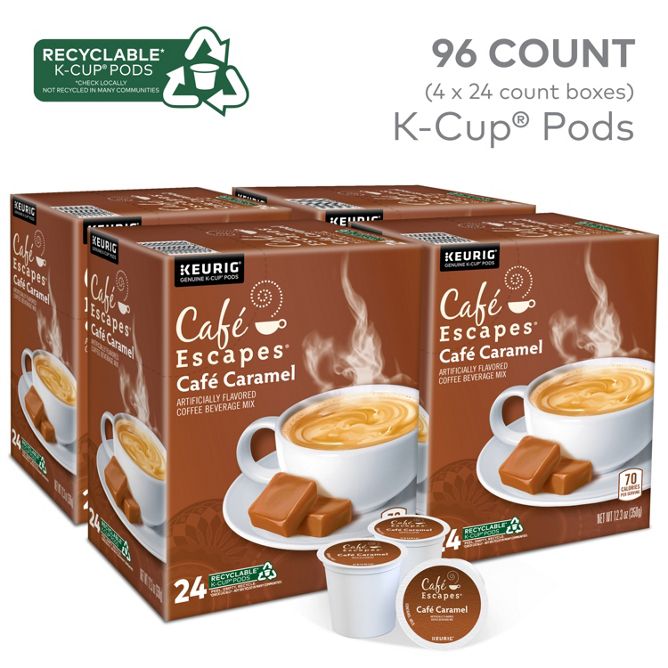 Cafe Escapes Café Caramel K-Cup Pods