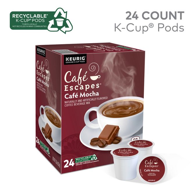 Cafe Escapes Café Mocha K-Cup Pods