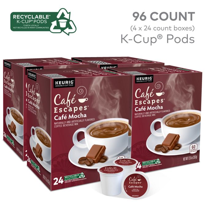 Cafe Escapes Café Mocha K-Cup Pods