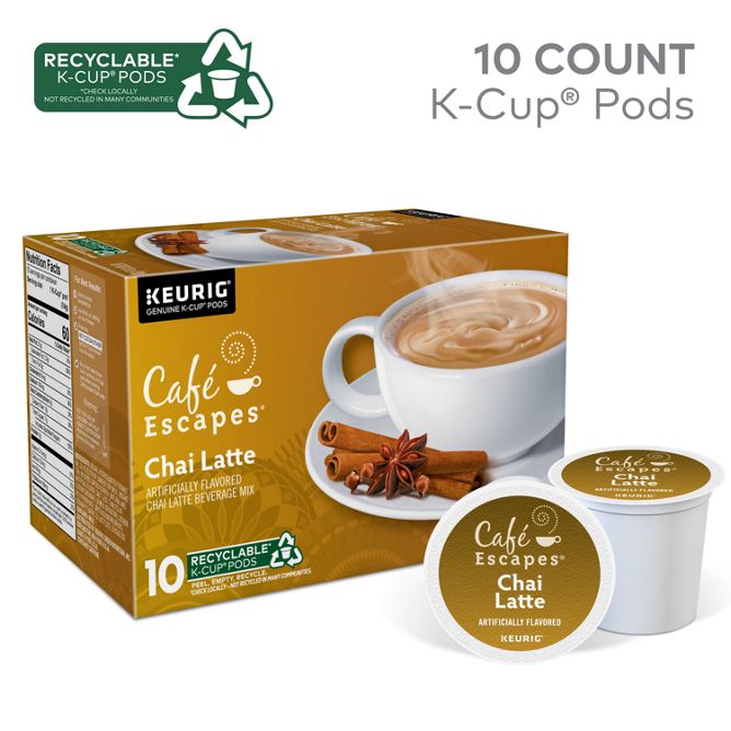 Cafe Escapes Chai Latte K-Cup Pods