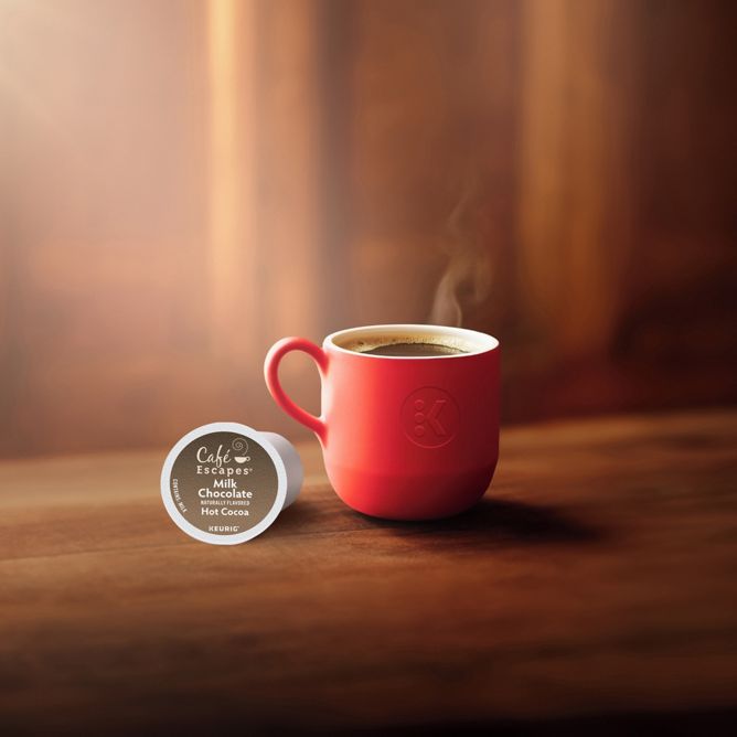 Cafe Escapes Milk Chocolate Hot Cocoa K-Cup Pods