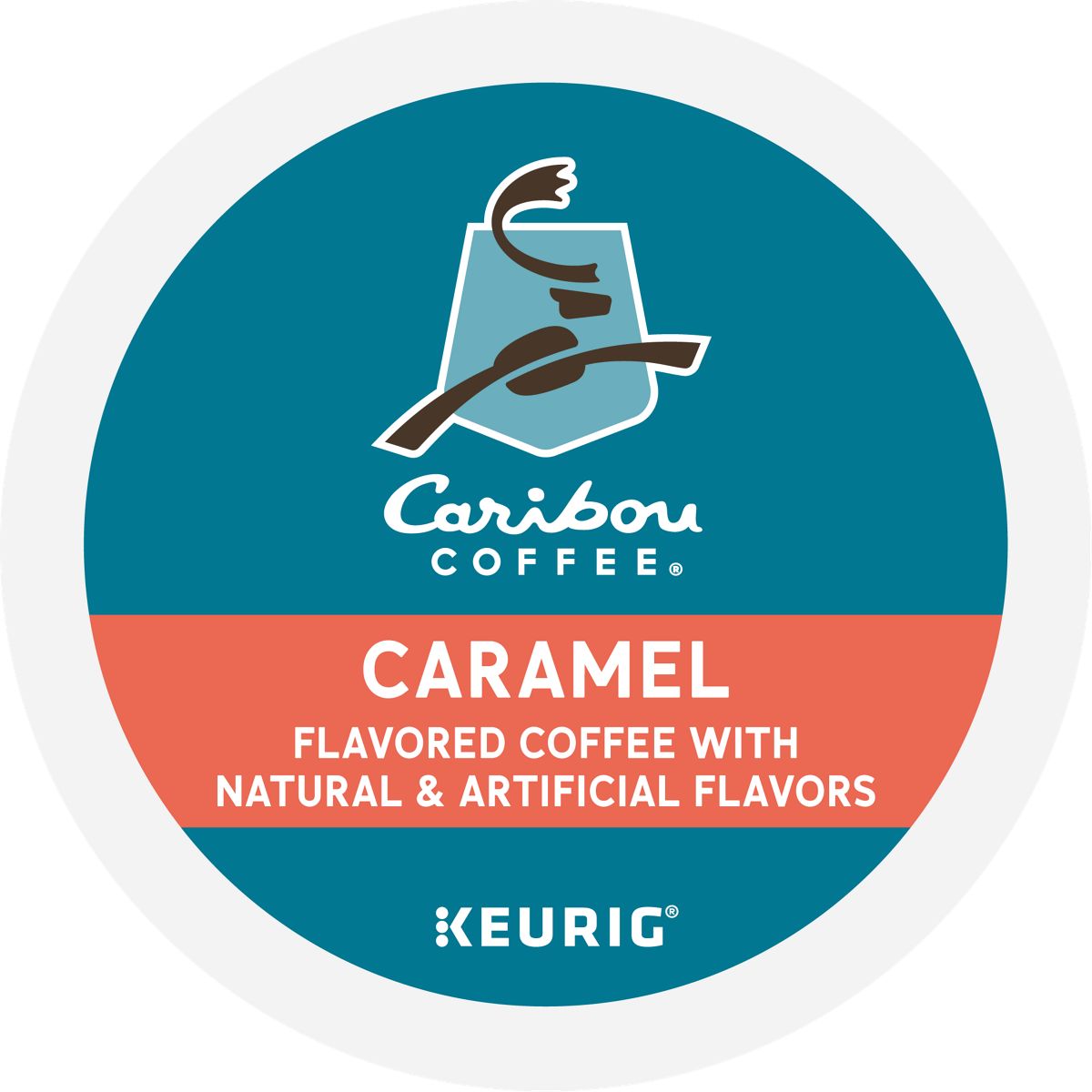 Caribou Coffee Caramel Hideaway Coffee K-Cup Pods