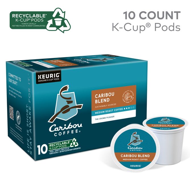 Caribou Coffee Blend Coffee K-Cup Pods