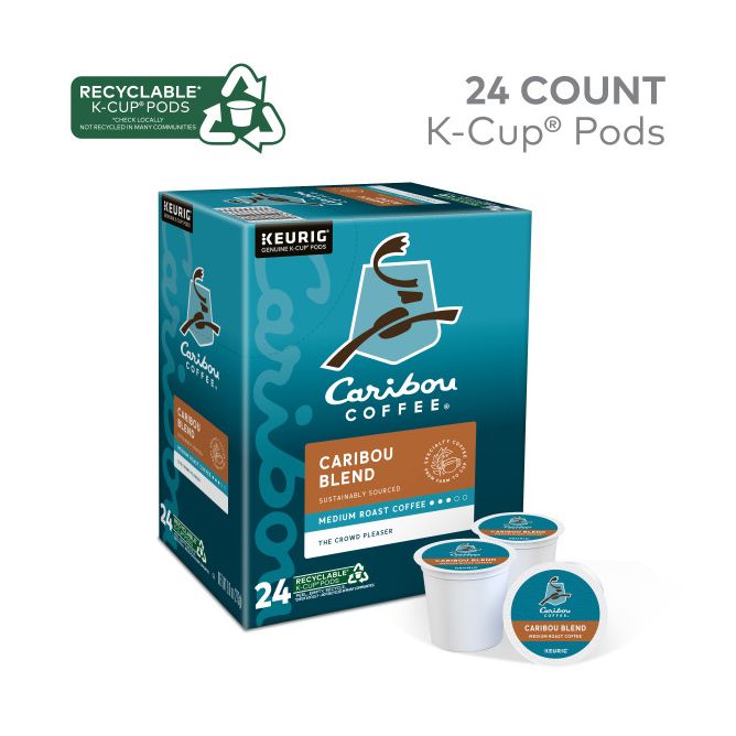 Caribou Coffee Blend Coffee K-Cup Pods