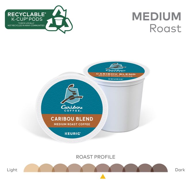 Caribou Coffee Blend Coffee K-Cup Pods