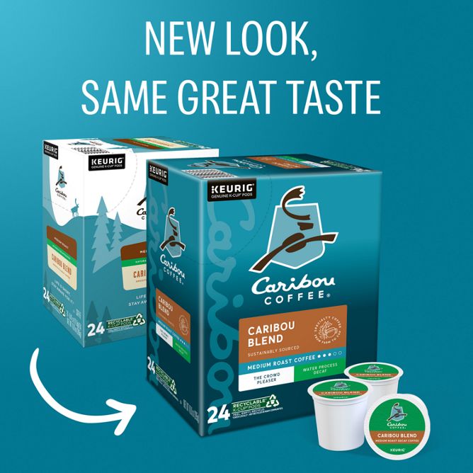 Caribou Coffee Blend (Decaf) K-Cup Pods