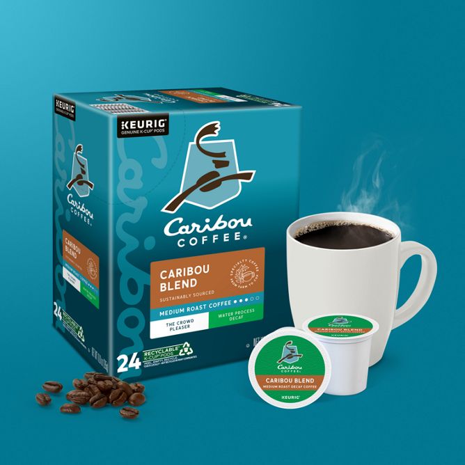 Caribou Coffee Blend (Decaf) K-Cup Pods