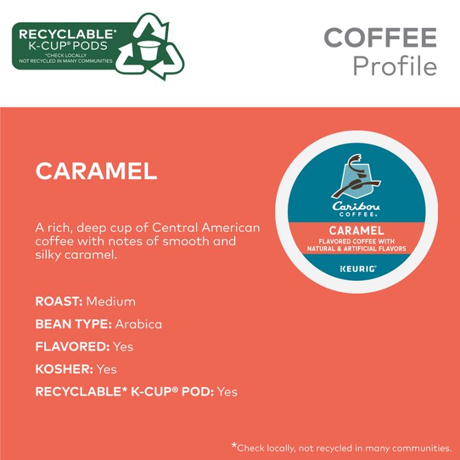 Caribou Coffee Caramel Hideaway K-Cup Pods