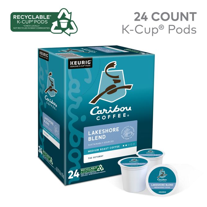Caribou Coffee Lakeshore Blend K-Cup Pods